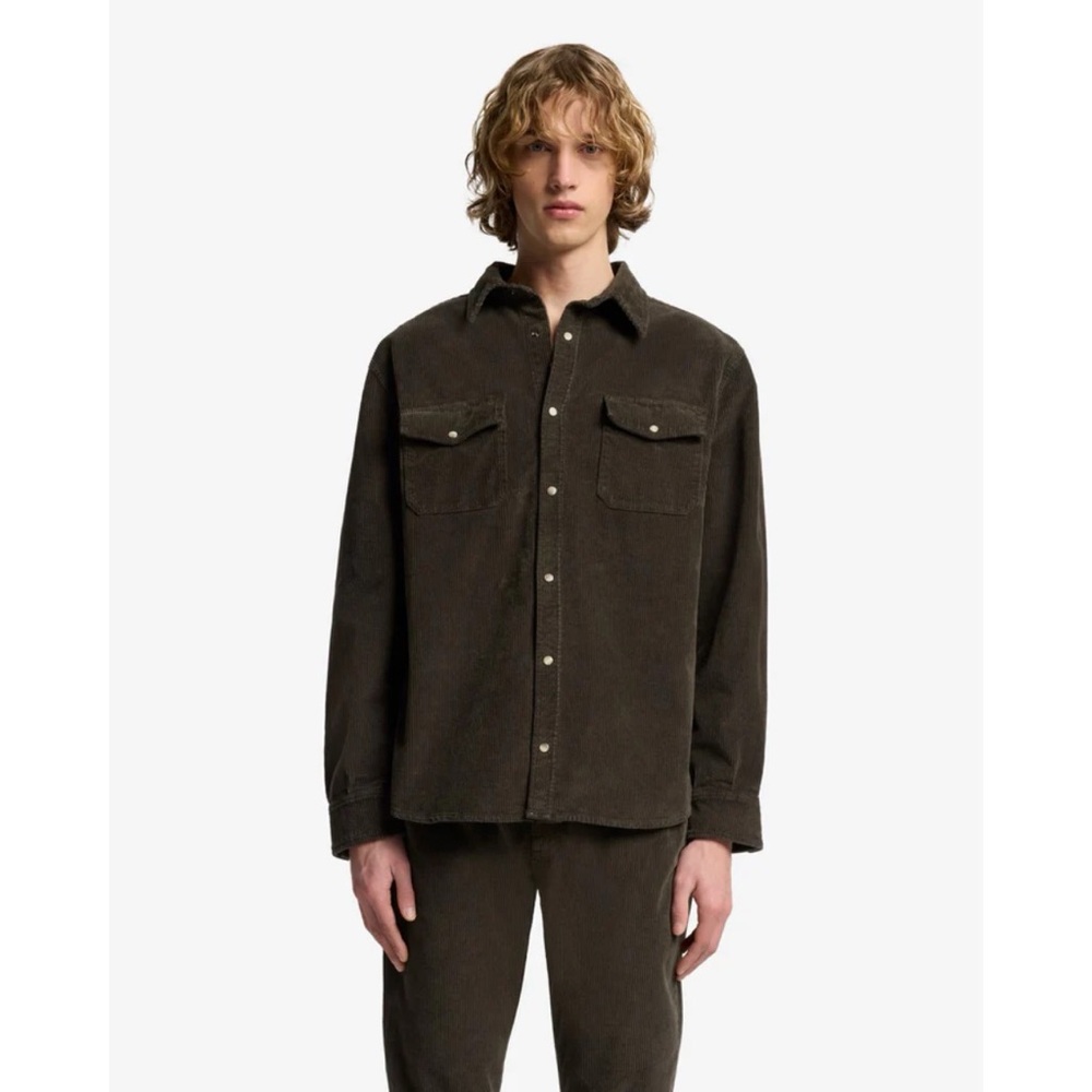 7 For All Mankind CORDUROY OVERSHIRT in black L